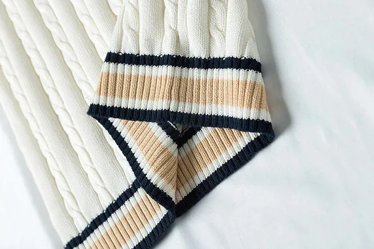 Striped Knit Vest