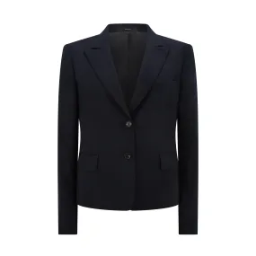 Tailored Peak Lapel Wool Jacket