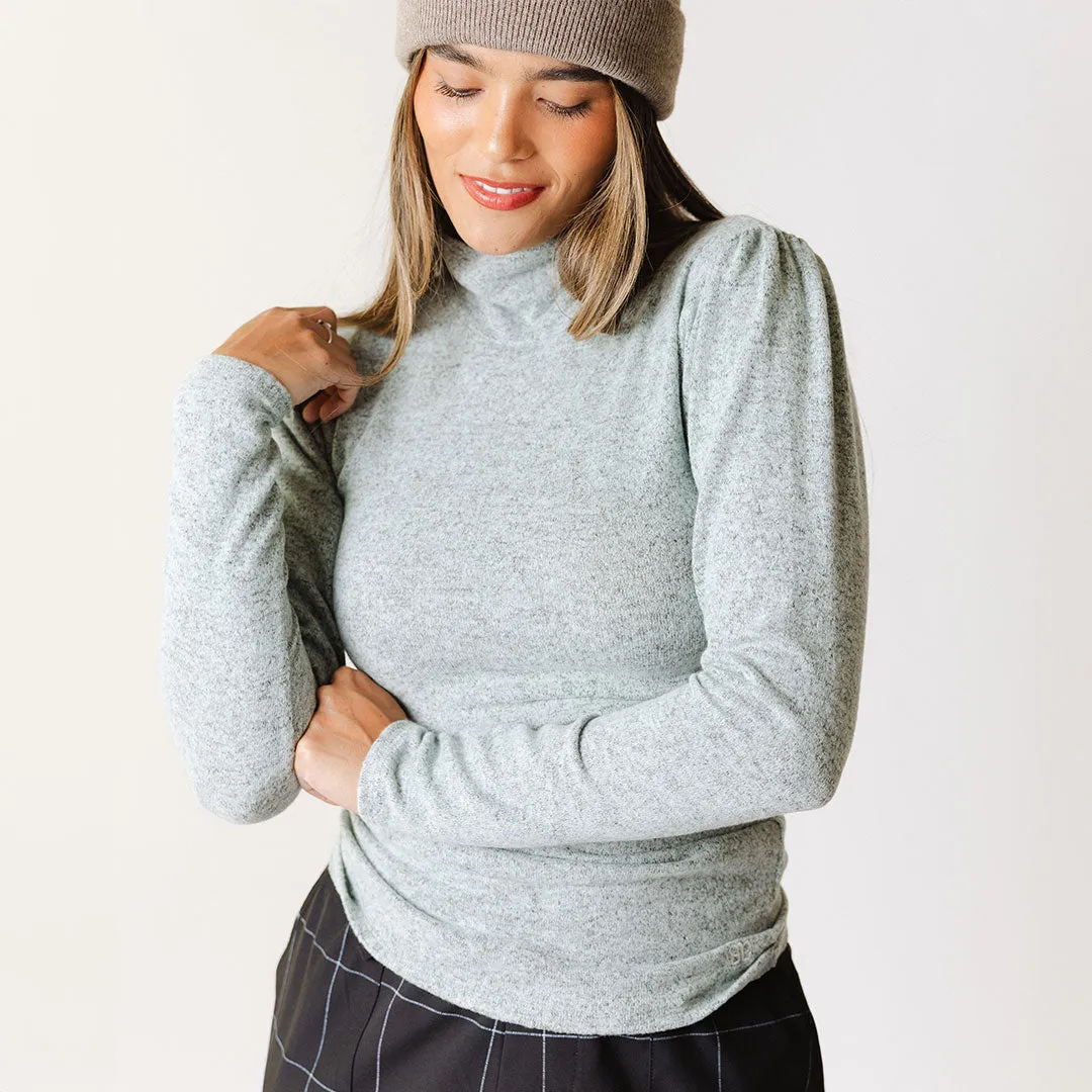 Tatum Turtleneck, Mint