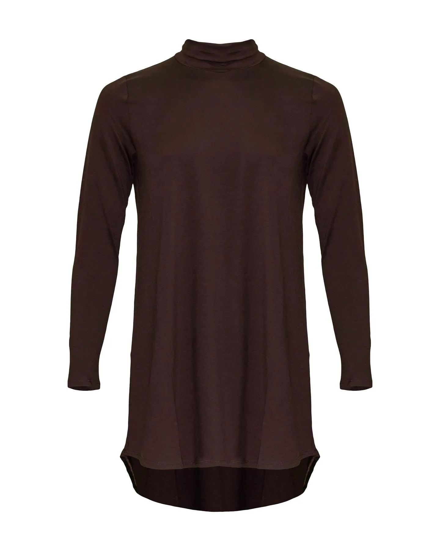 Tencel Scrunch Neck Tunic