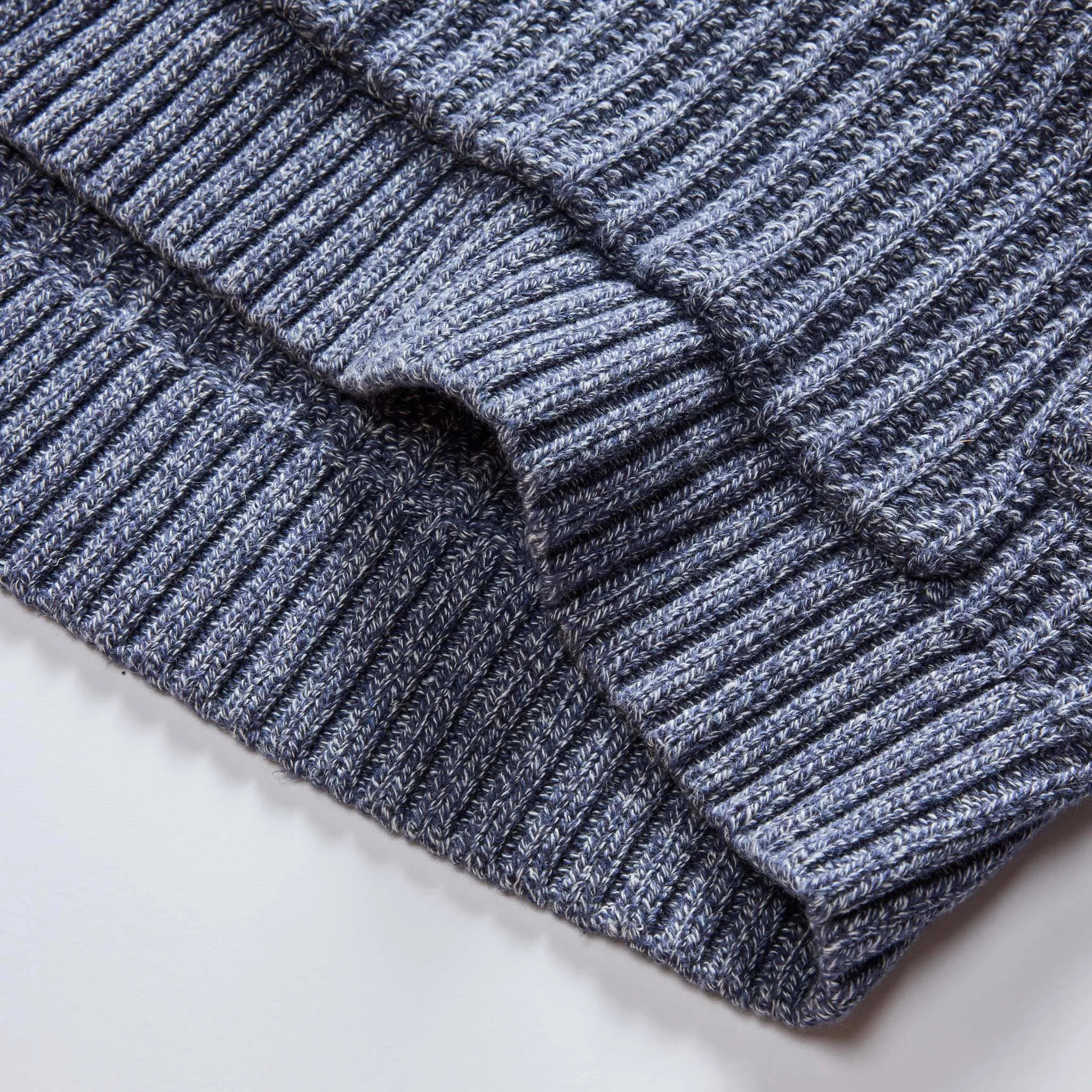 The Bryan Pullover Sweater in Blue Melange