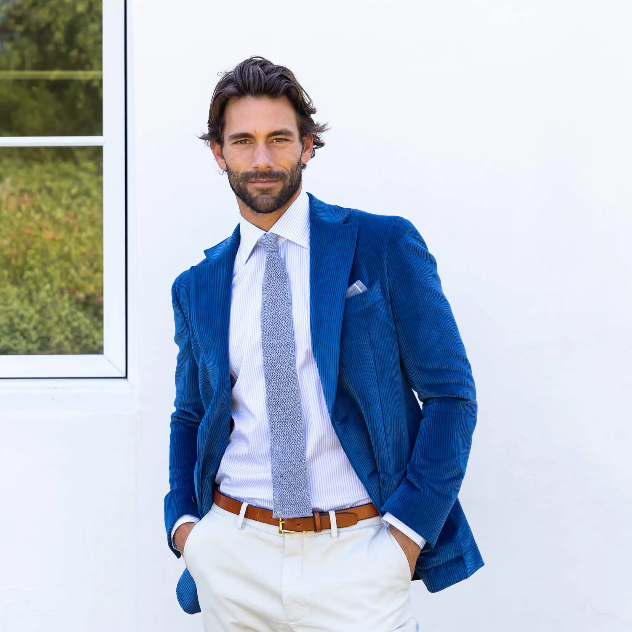 The Deep Blue Haydens Corduroy Sport Coat