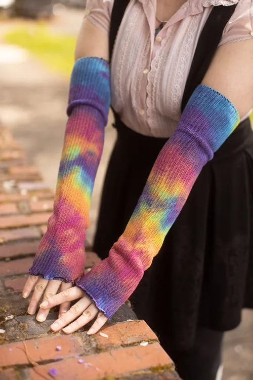 Tie Dye Shorty Scrunchable Warmers