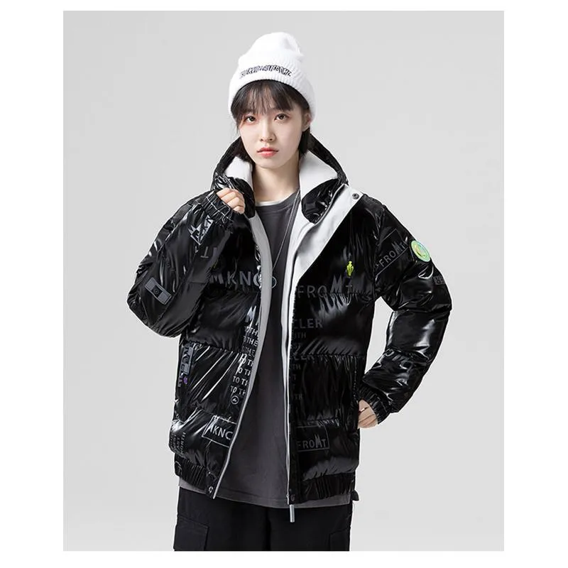 Trendy Cold-Resistant Hooded Down Jacket