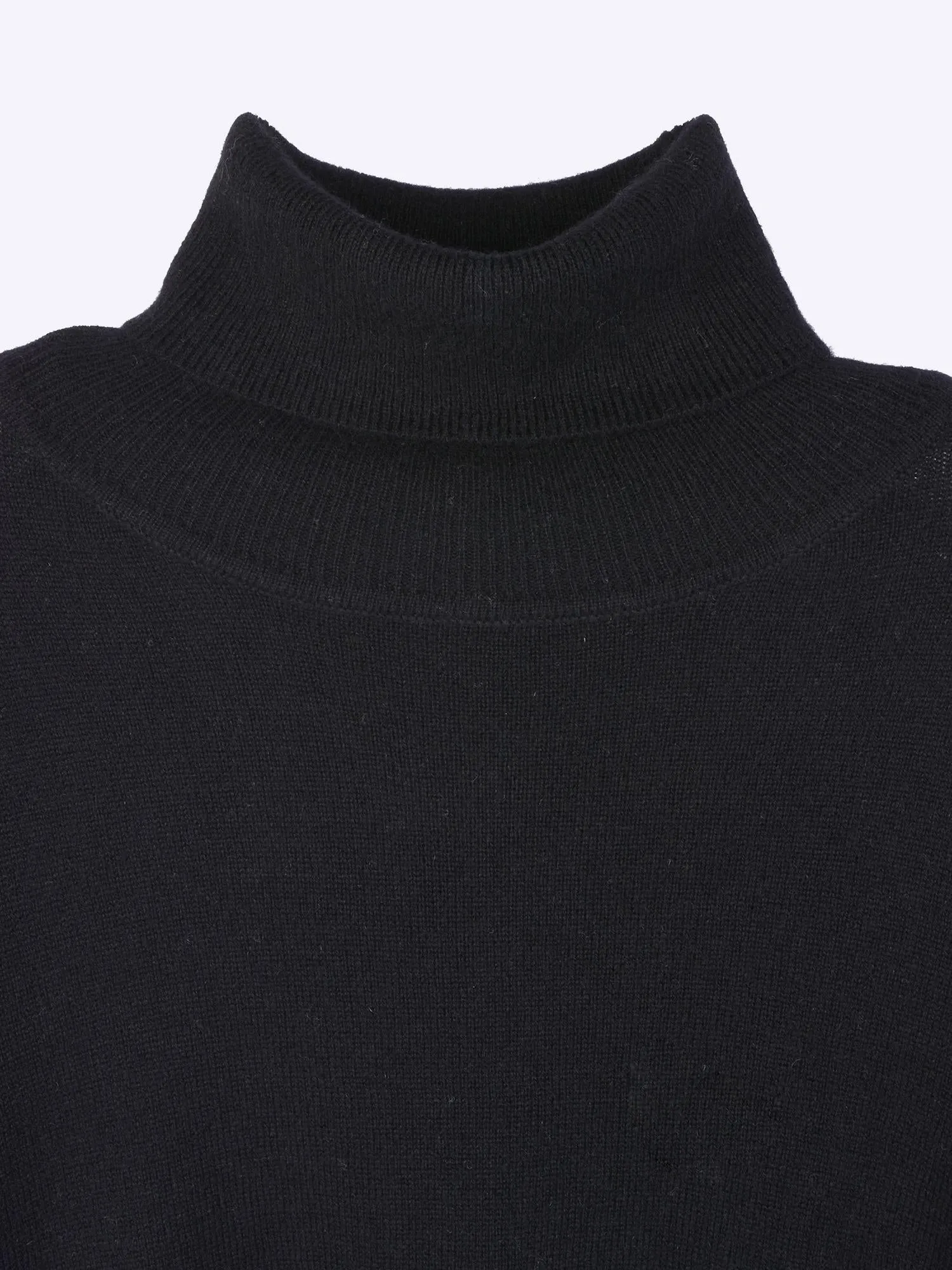 Turtleneck Slimfit Dress_Black