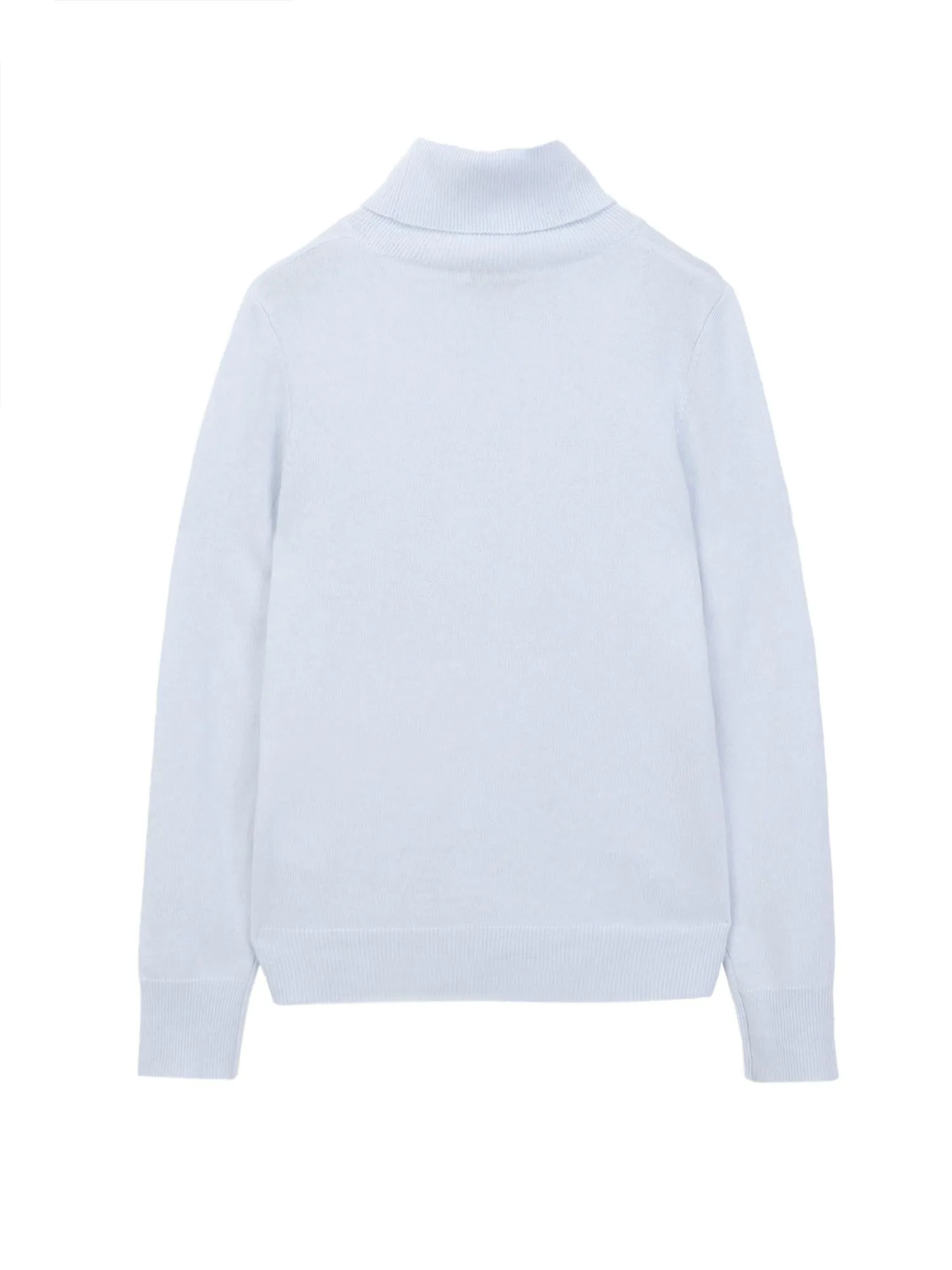 Turtleneck Slimfit Sweater_Baby Blue