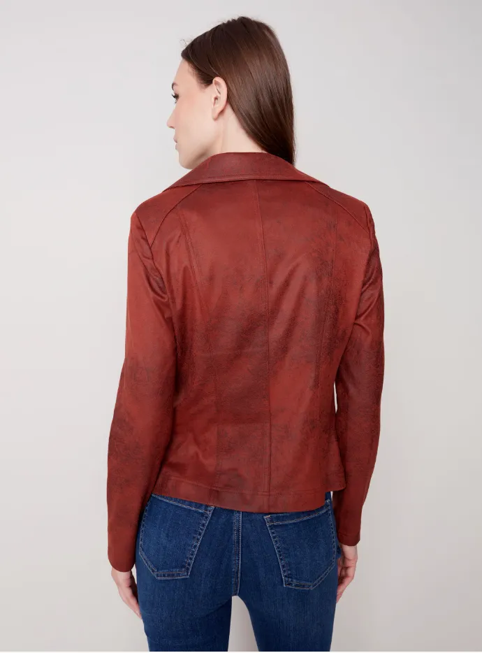 Vintage Faux Leather Perfecto Jacket