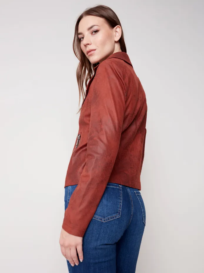 Vintage Faux Leather Perfecto Jacket