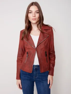 Vintage Faux Leather Perfecto Jacket