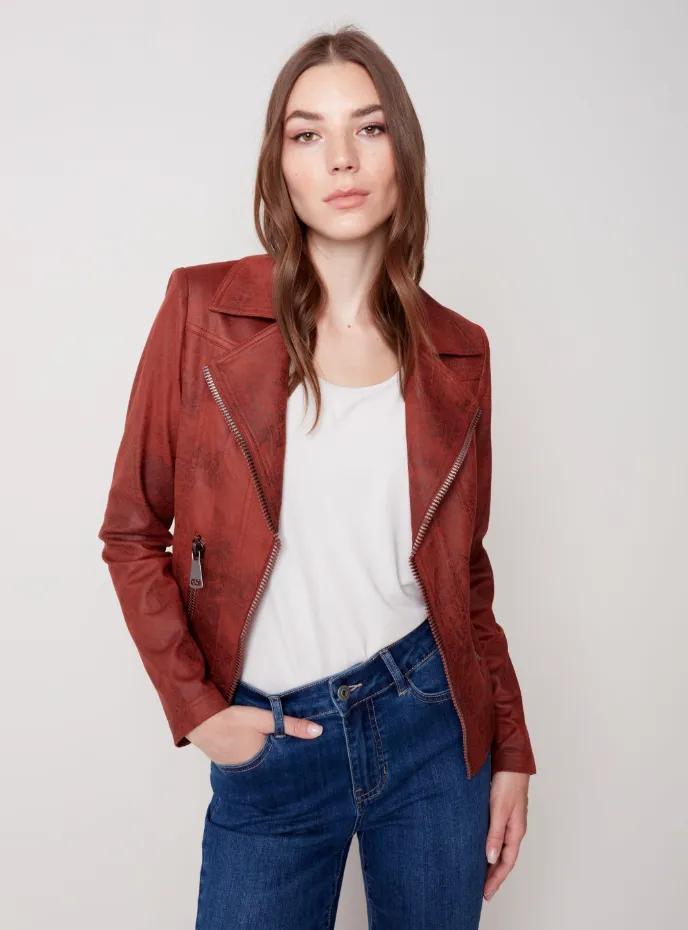 Vintage Faux Leather Perfecto Jacket