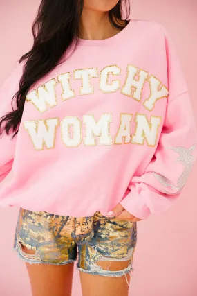 WITCHY WOMAN PINK PULLOVER