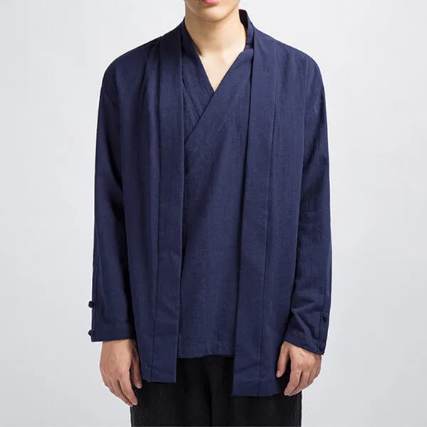 WLS Zen Kimono Cardigan in One Blue