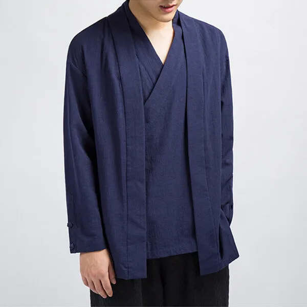 WLS Zen Kimono Cardigan in One Blue