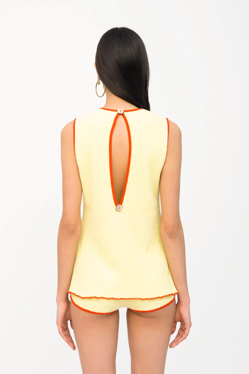 Yellow Terry Tunic